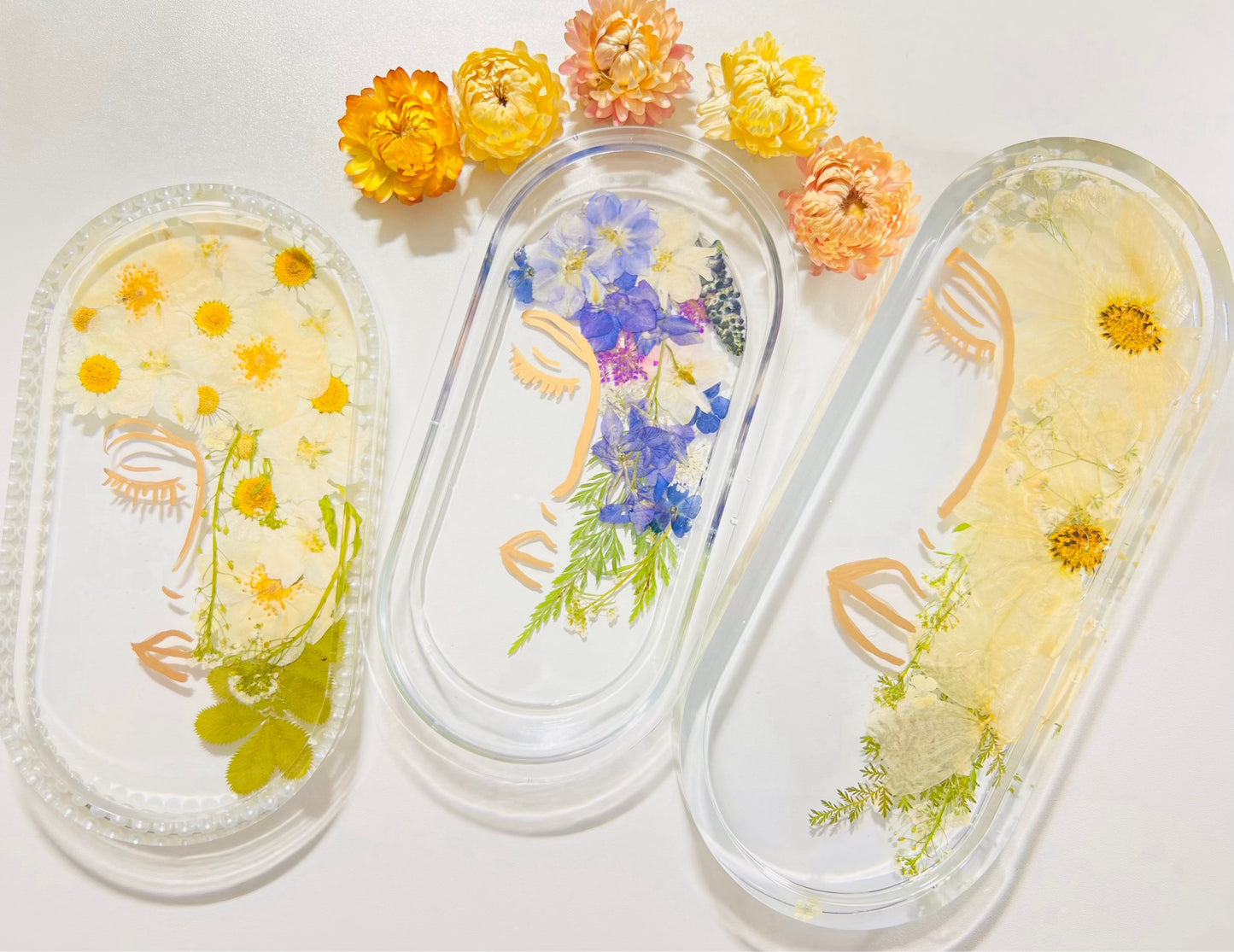 ❦ Suspended Serenity: Resin Tray Collection ❦