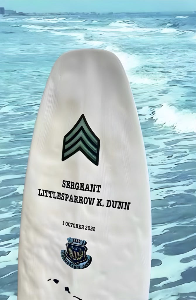 Displayed is the Half Surfboard