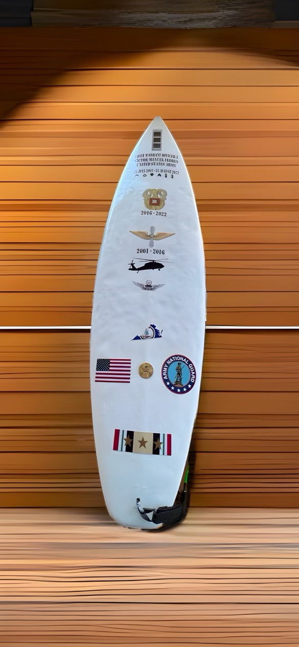 Displayed is the Medium Surfboard