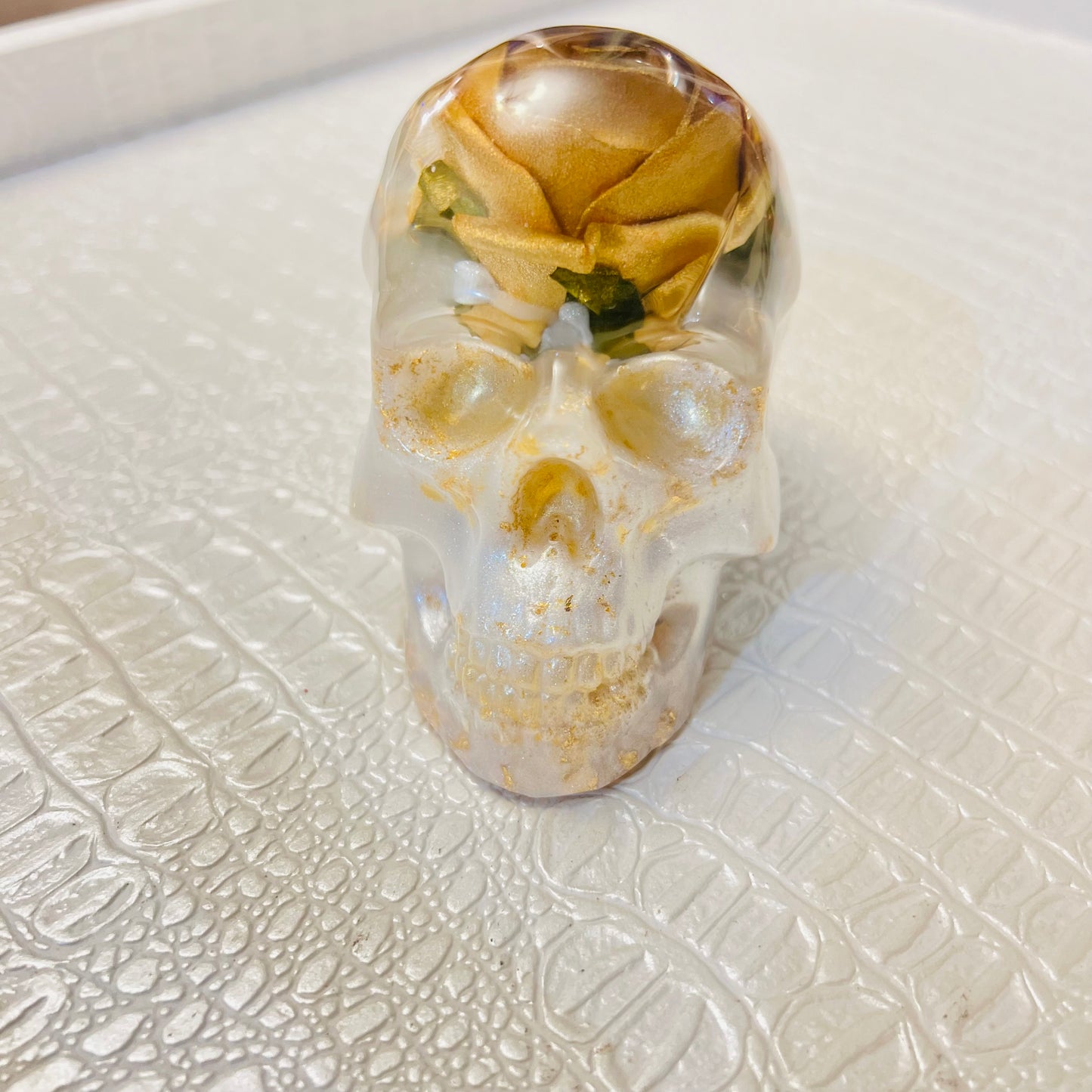 💀 Celestial Echoes: Resin Skull Collection