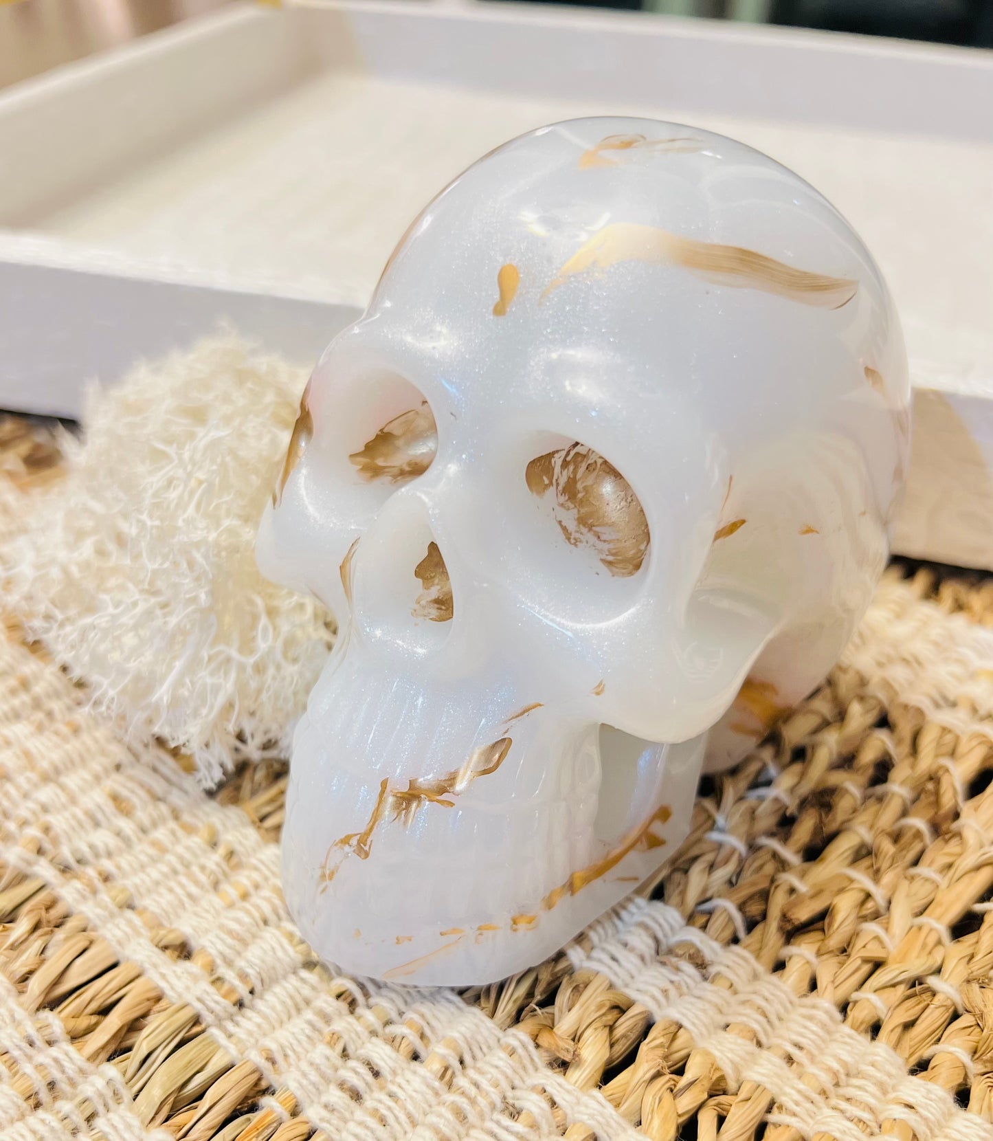 💀 Celestial Echoes: Resin Skull Collection