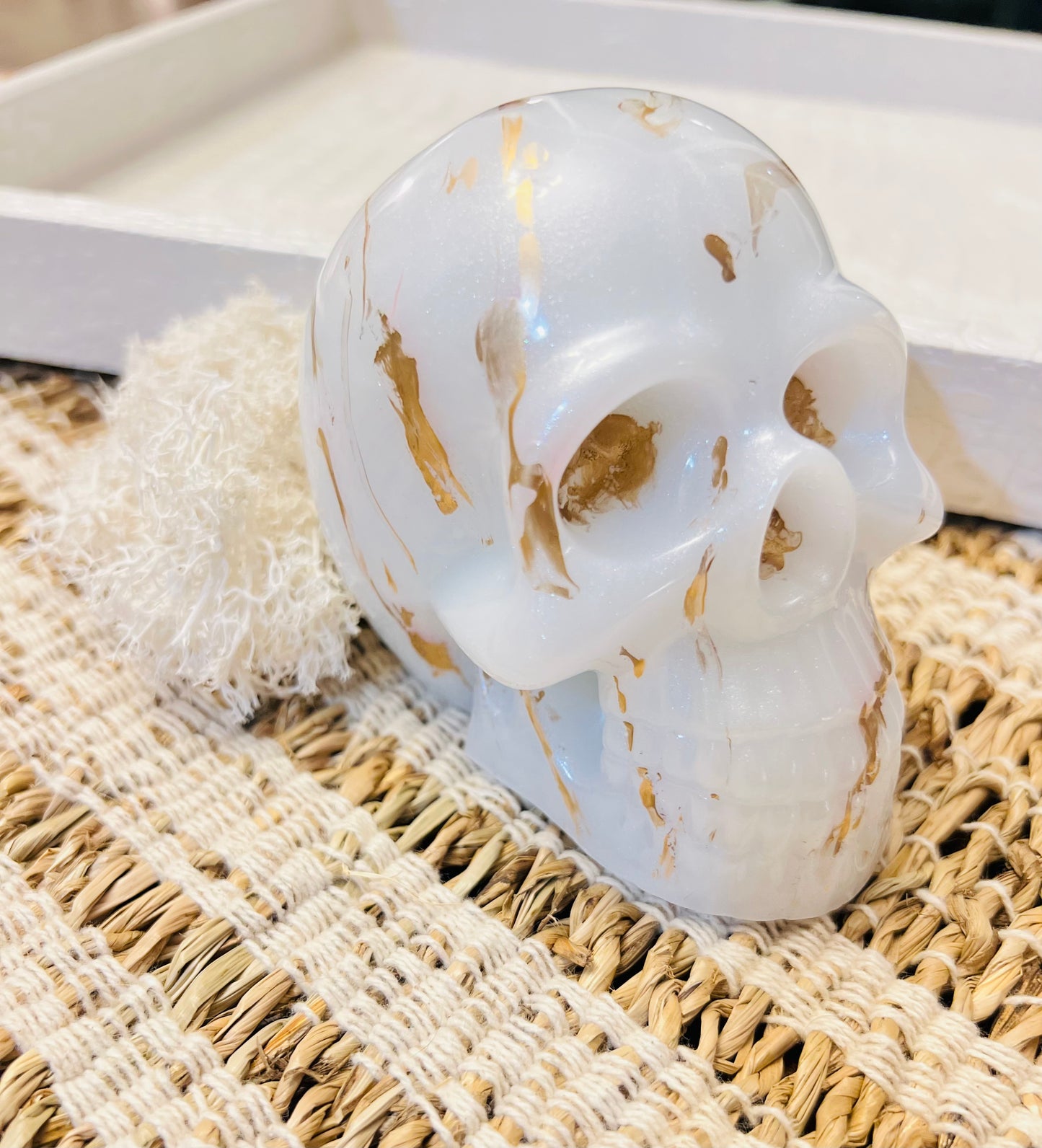 💀 Celestial Echoes: Resin Skull Collection