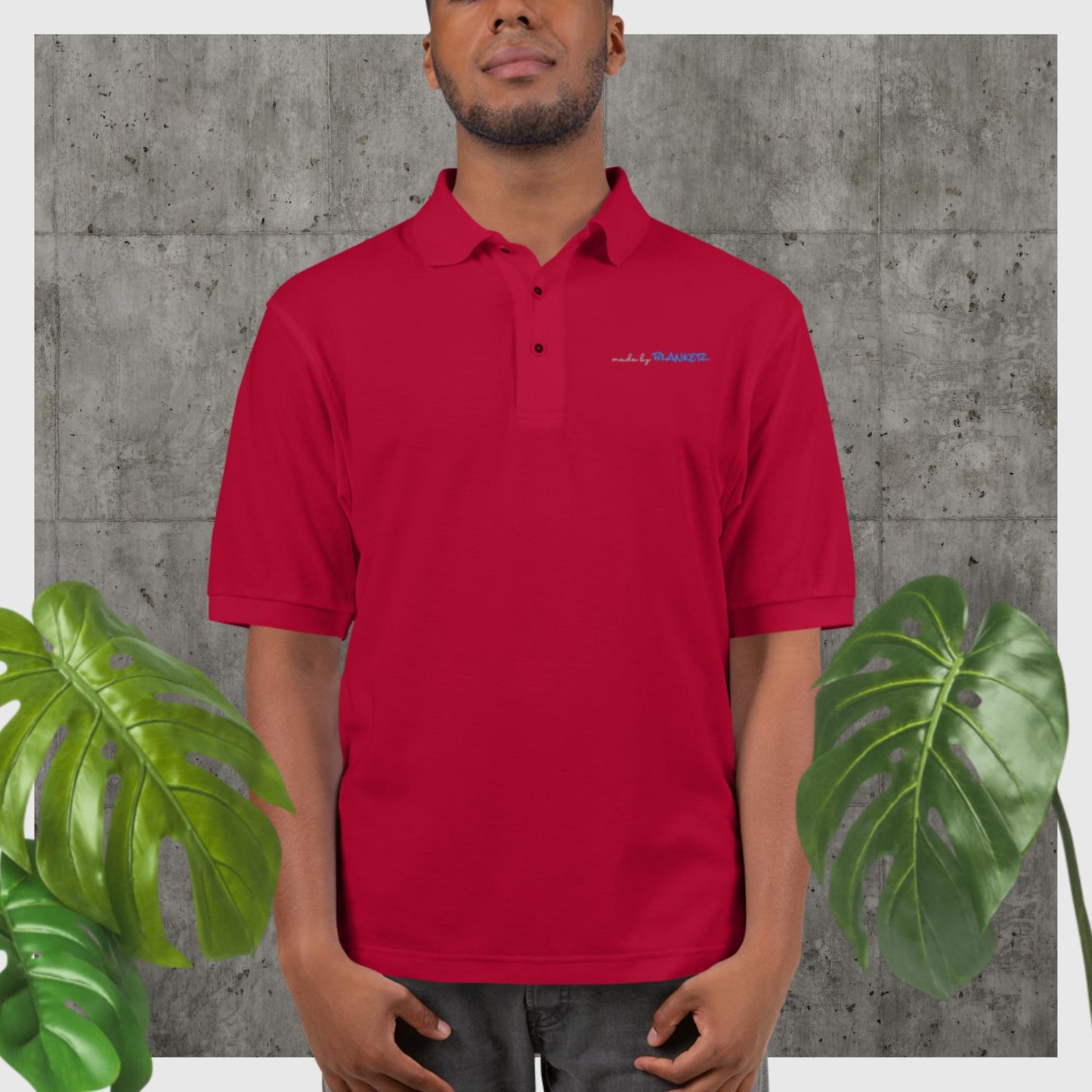 Men's Premium Polo - Made by Blanker