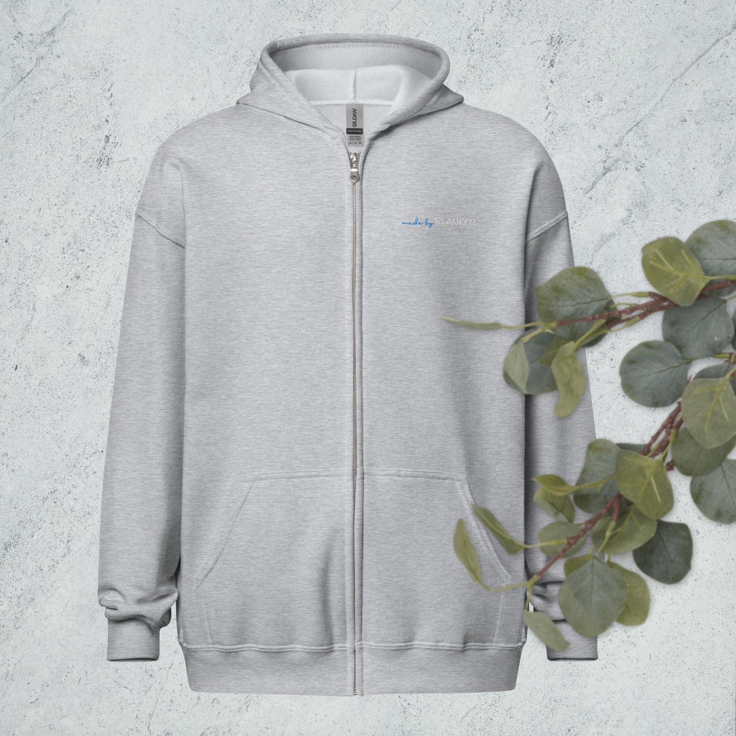 Unisex heavy blend zip hoodie - Made by Blanker