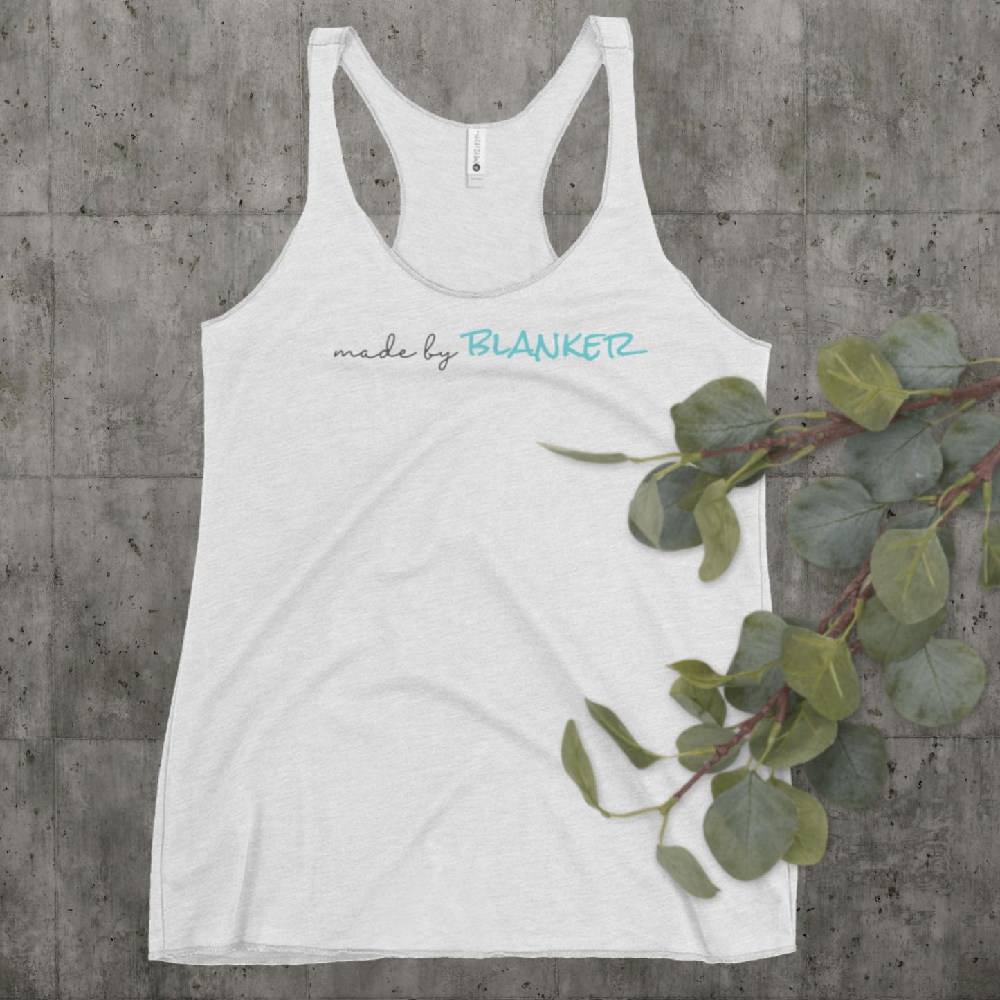 Women's Racerback Tank - Made by Blanker